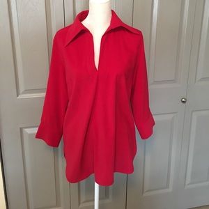 Red tunic