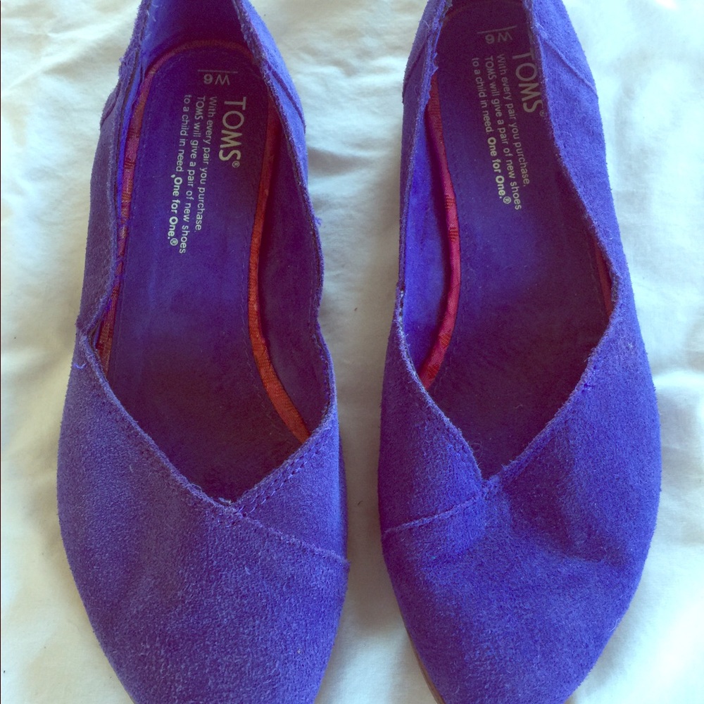 Purple Tom Flats