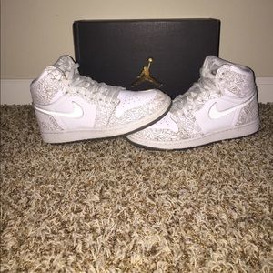 Kids size 7 Air Jordan 1 OG Laser