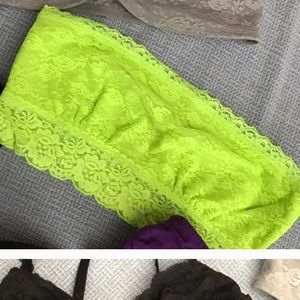 Pink Neon Yellow Bandeau