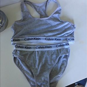 Calvin Klein Bra and Thong Set