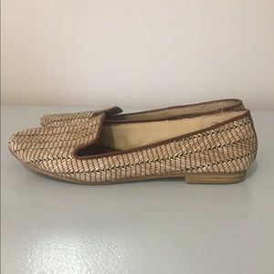 Tribal patterned loafers