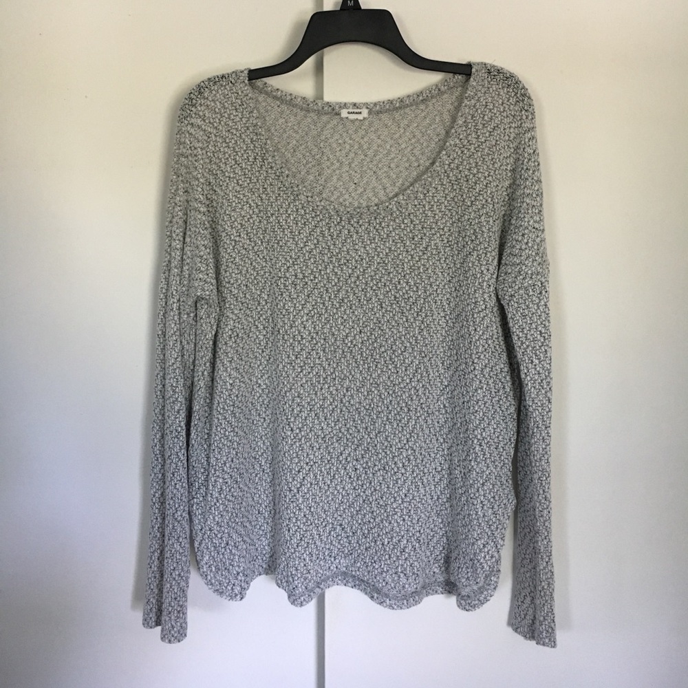Garage Light Weight Scoop Sweater