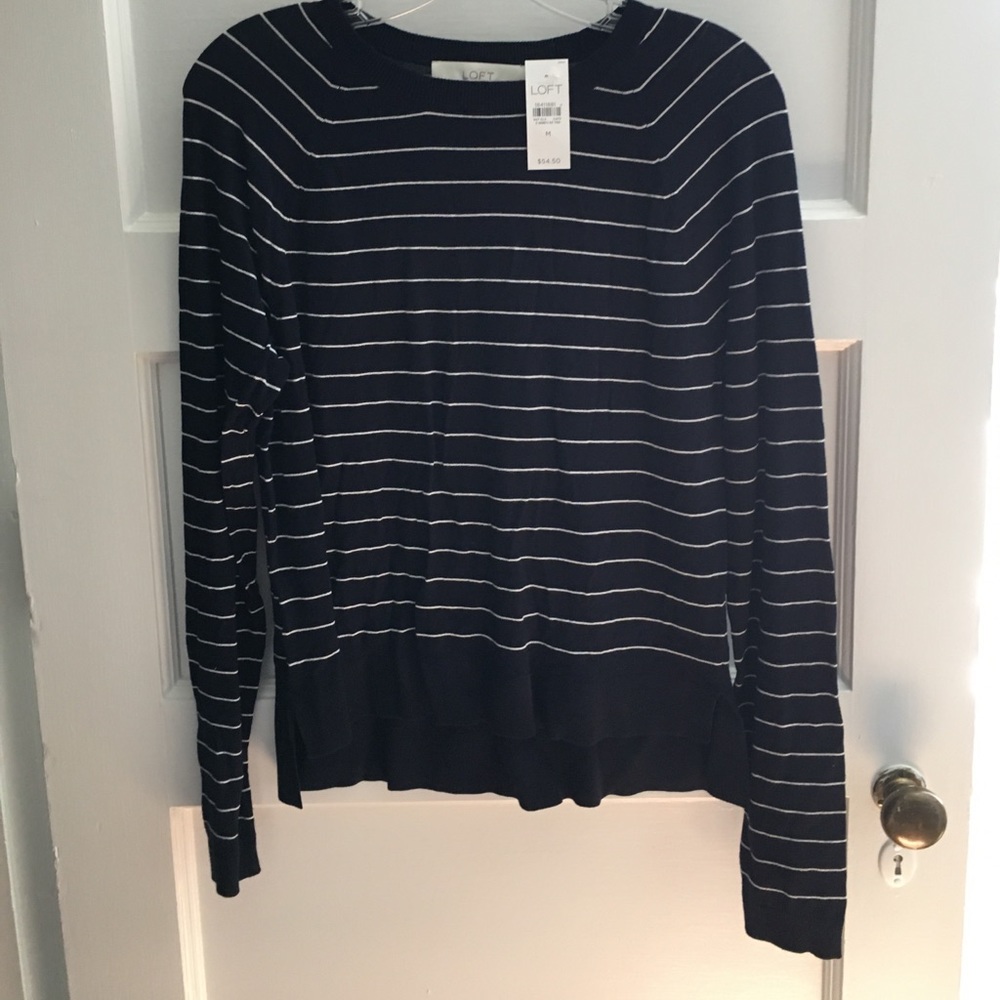 Ann Taylor LOFT stripe sweater