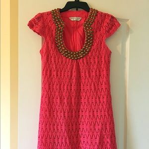 Trina Turk cap sleeves dress