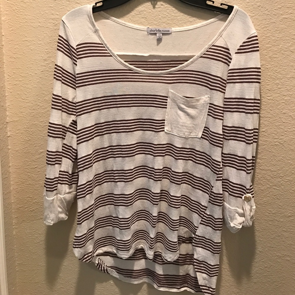 Very cute striped shirt!