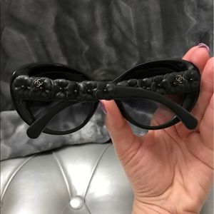 Chanel Camellia Sunglasses