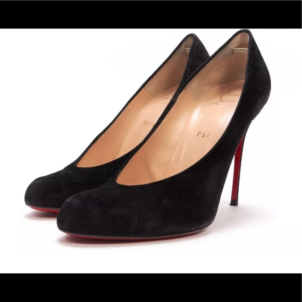 Suede BLK Christian Louboutin