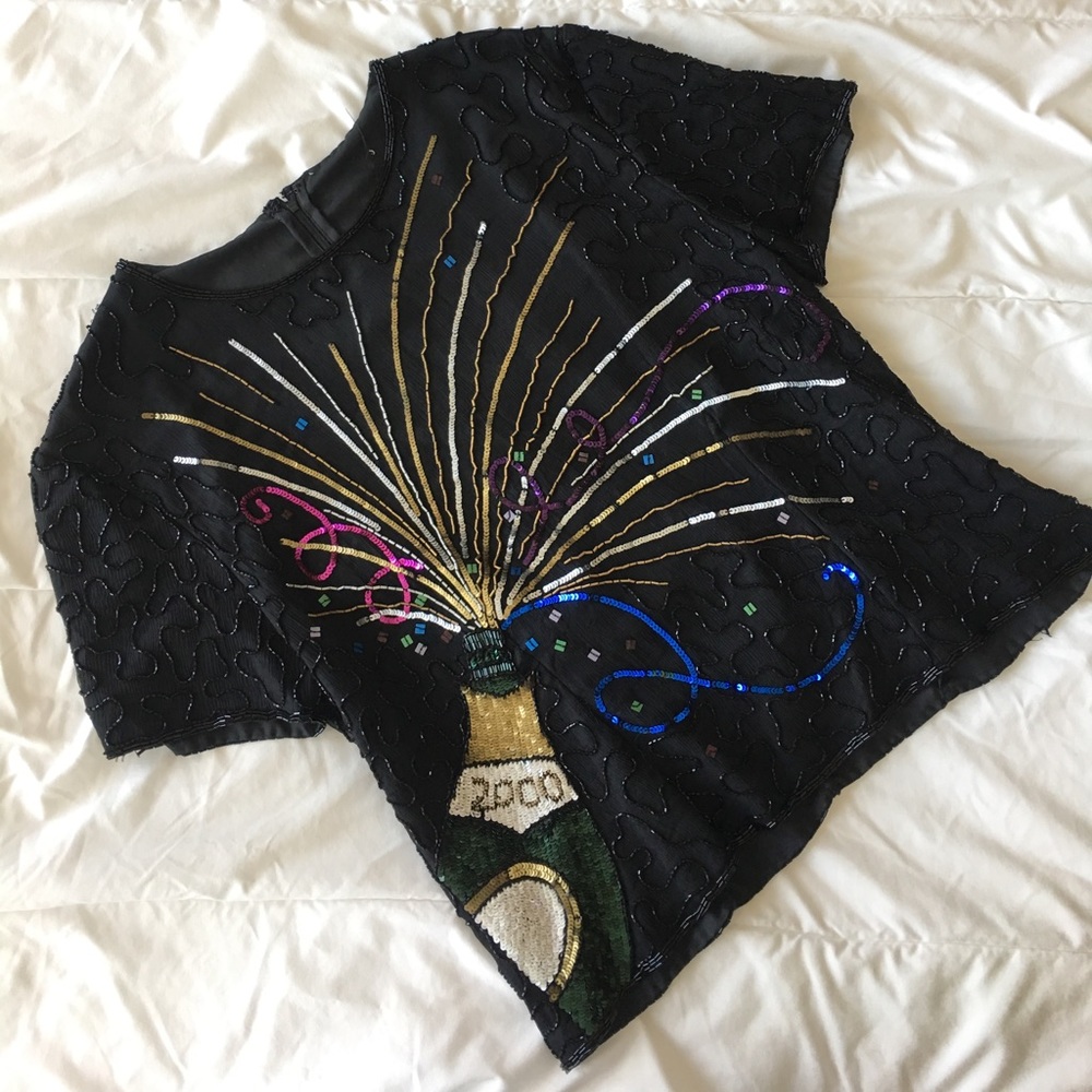 Vintage Sequin Top!