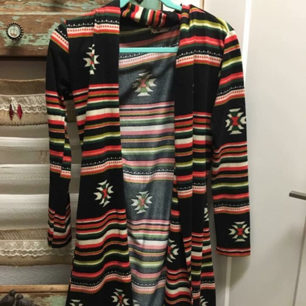 MuMu Aztec Duster Cardigan