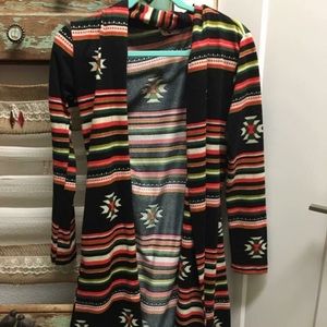 MuMu Aztec Duster Cardigan