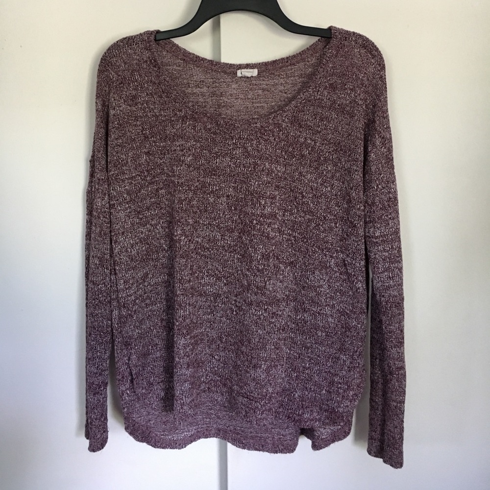 Garage Light Weight Scoopneck Sweater