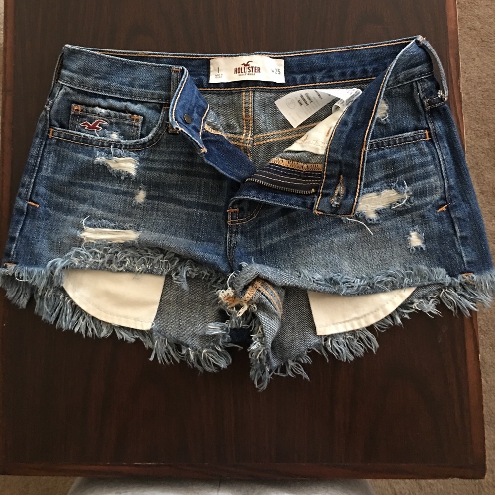 Hollister denim shorts
