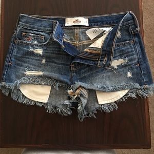 Hollister denim shorts