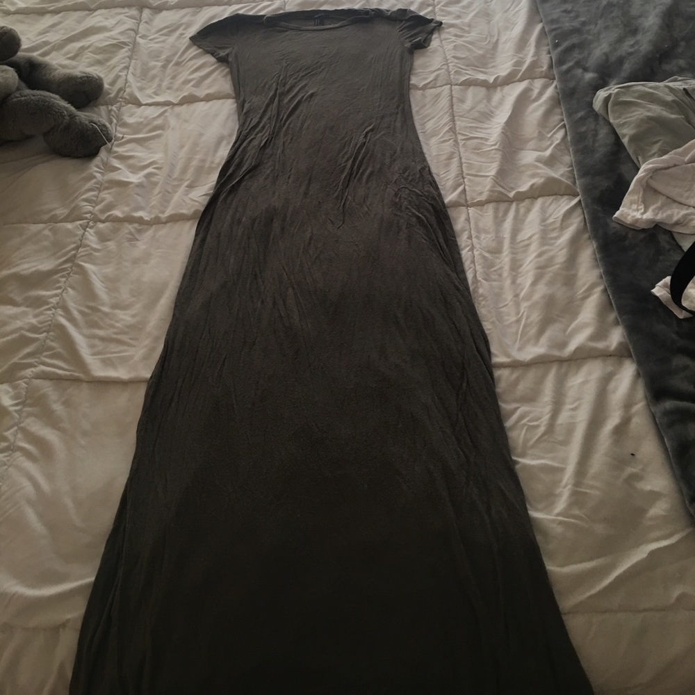 Olive green dress