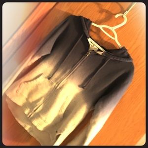 AE ombré dip-dye Zip Up hoodie