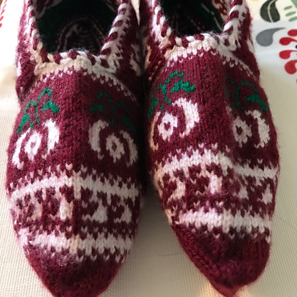 Handmade booties🌺NWOT - Picture 2 of 4