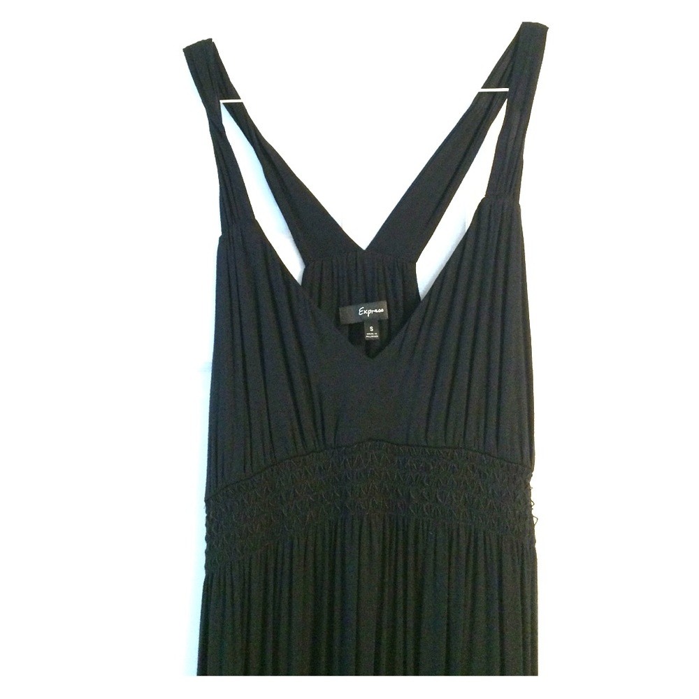Black maxi dress from Express