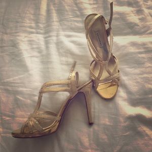 Gold sandals