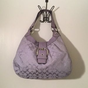 Coach bag! Lavender and adorable!