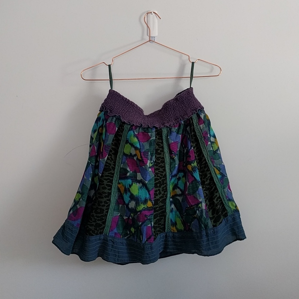 Free People Patchwork Skirt