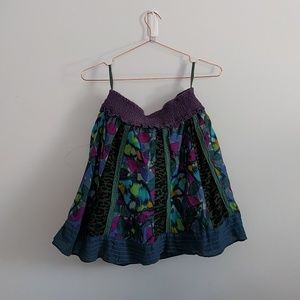 Free People Patchwork Skirt