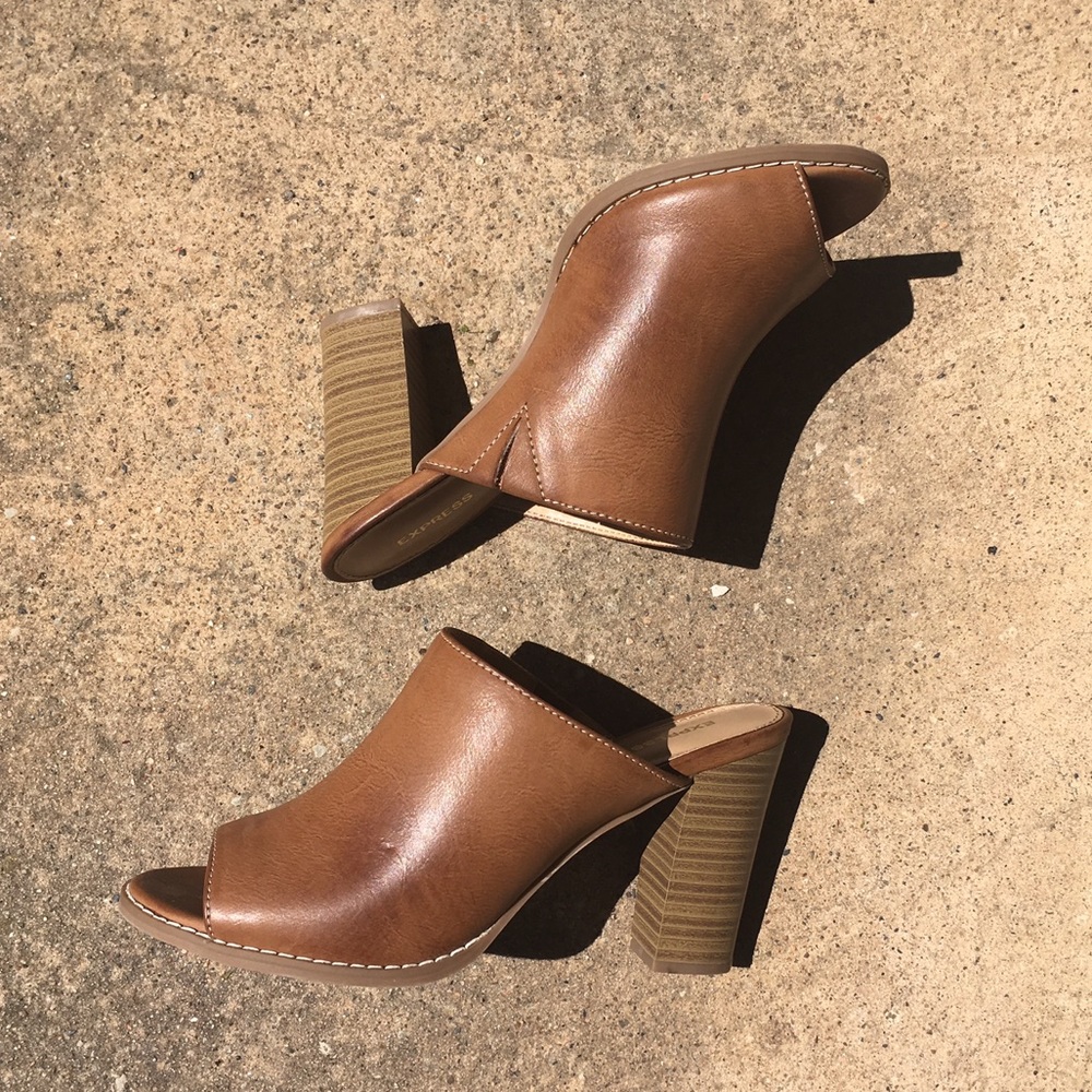 Express peep toe heels
