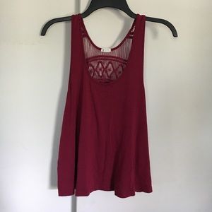 Garage Midi Tank With Crotchet Back