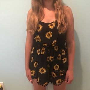 Sunflower romper