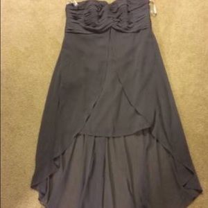 Grey bridesmaid dress