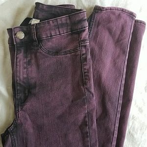 High waisted jeggings