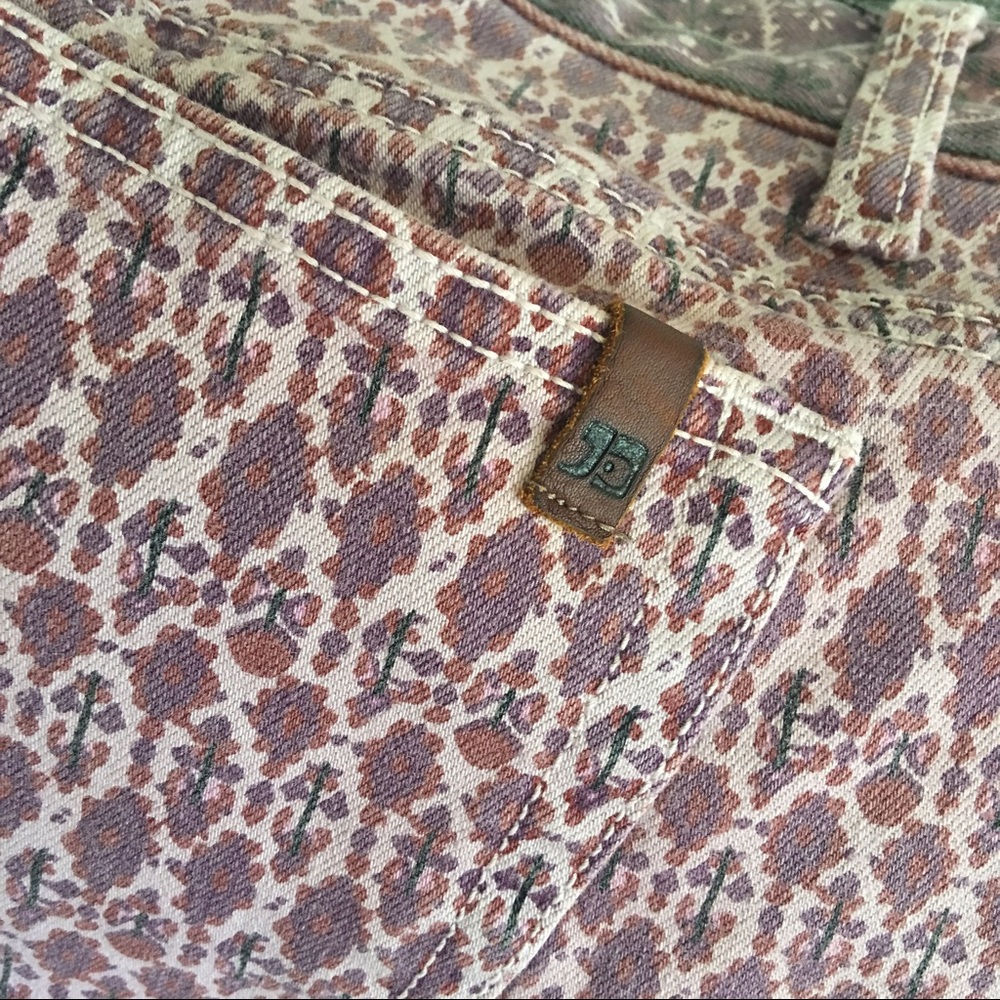 Joe's Jeans Purple Print Skinny Ankle Jeans - Picture 4 of 4