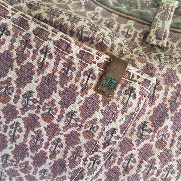 Joe's Jeans Purple Print Skinny Ankle Jeans - Picture 4 of 4