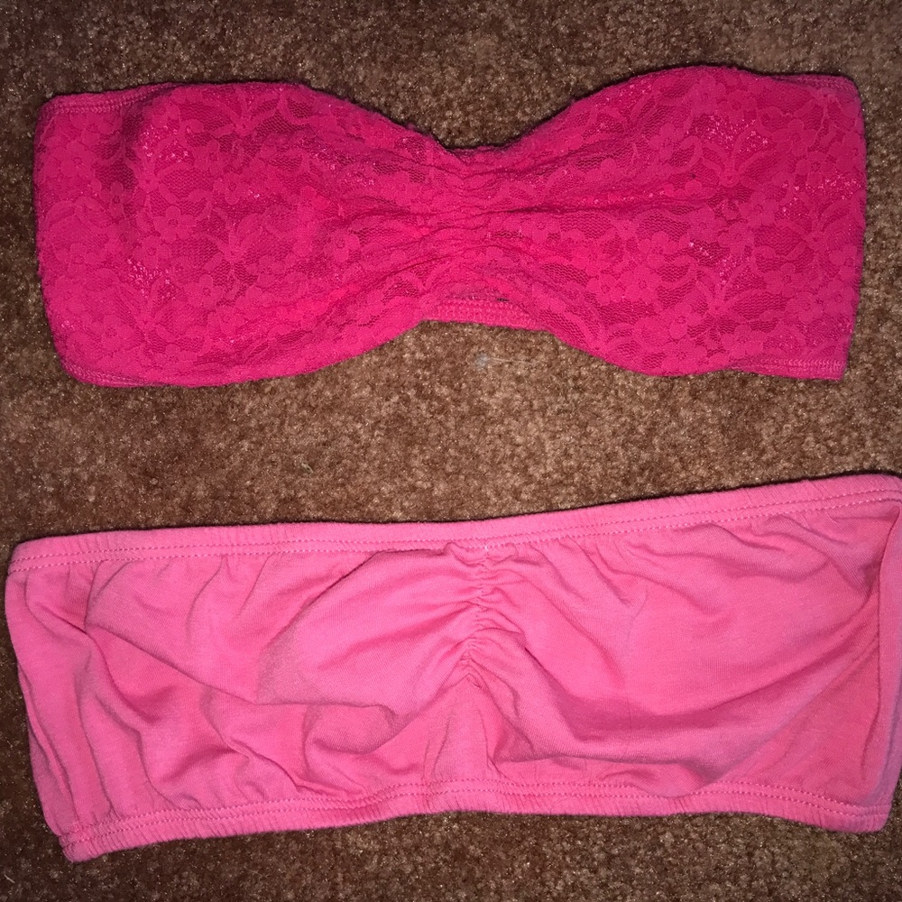 Pink Lace Bandeau