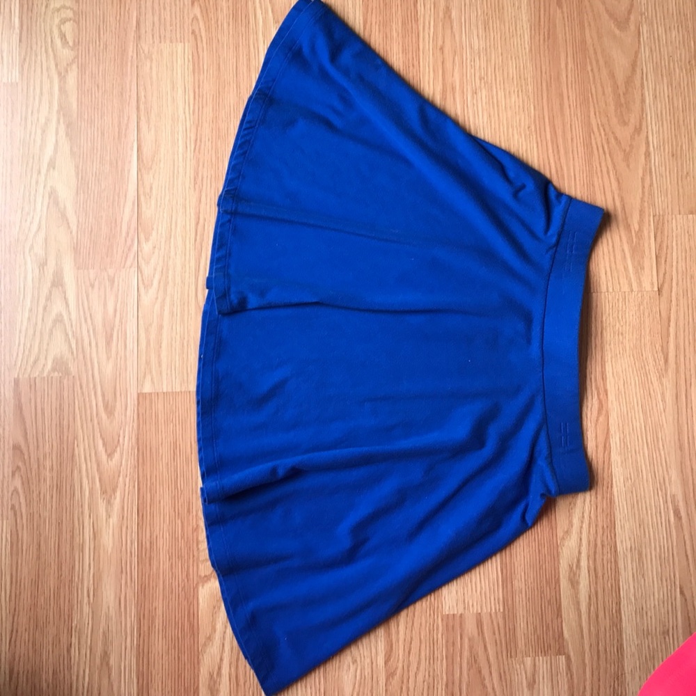 Cobalt blue skater skirt