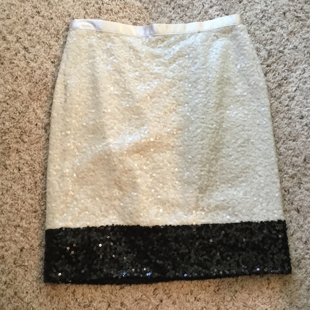 New JCrew Sequin Pencil Skirt