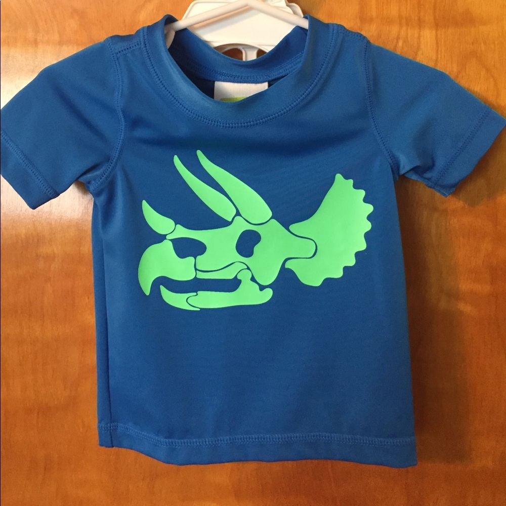 NWT - Infant Boys, Crazy 8, Blue Swim T-Shirt