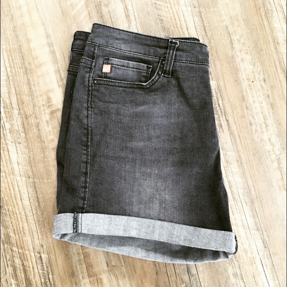 Dear John Black Denim Shorts