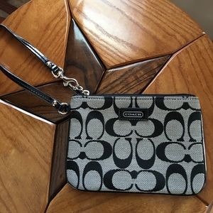Authentic coach wristlet