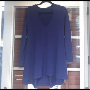 Blue light weight shirt size small