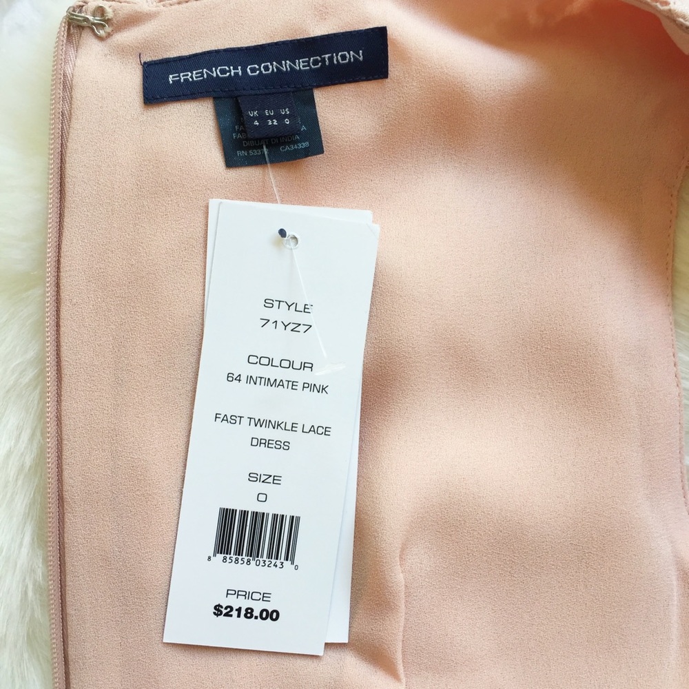 French Connection Twinkle Lace Dress NWT - Picture 4 of 8