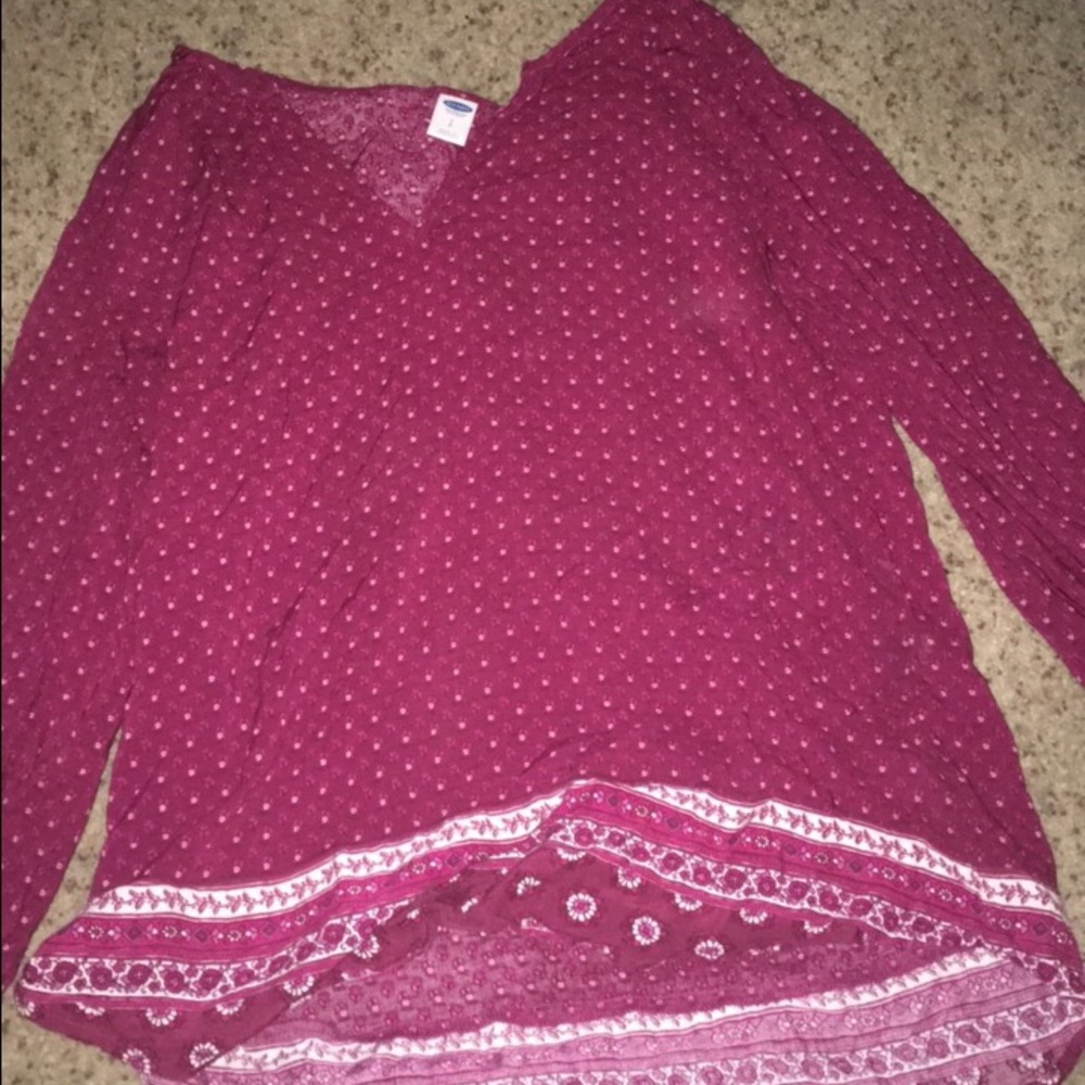 flowing old navy top