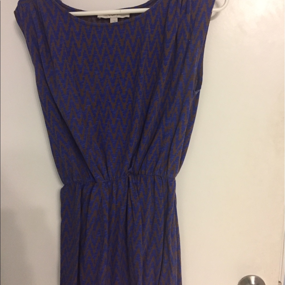 Chevron pattern dress