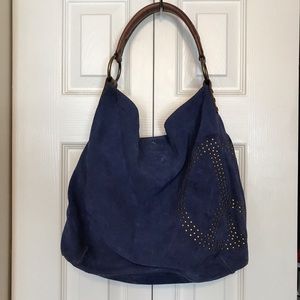 Lucky Brand suede shoulder bag