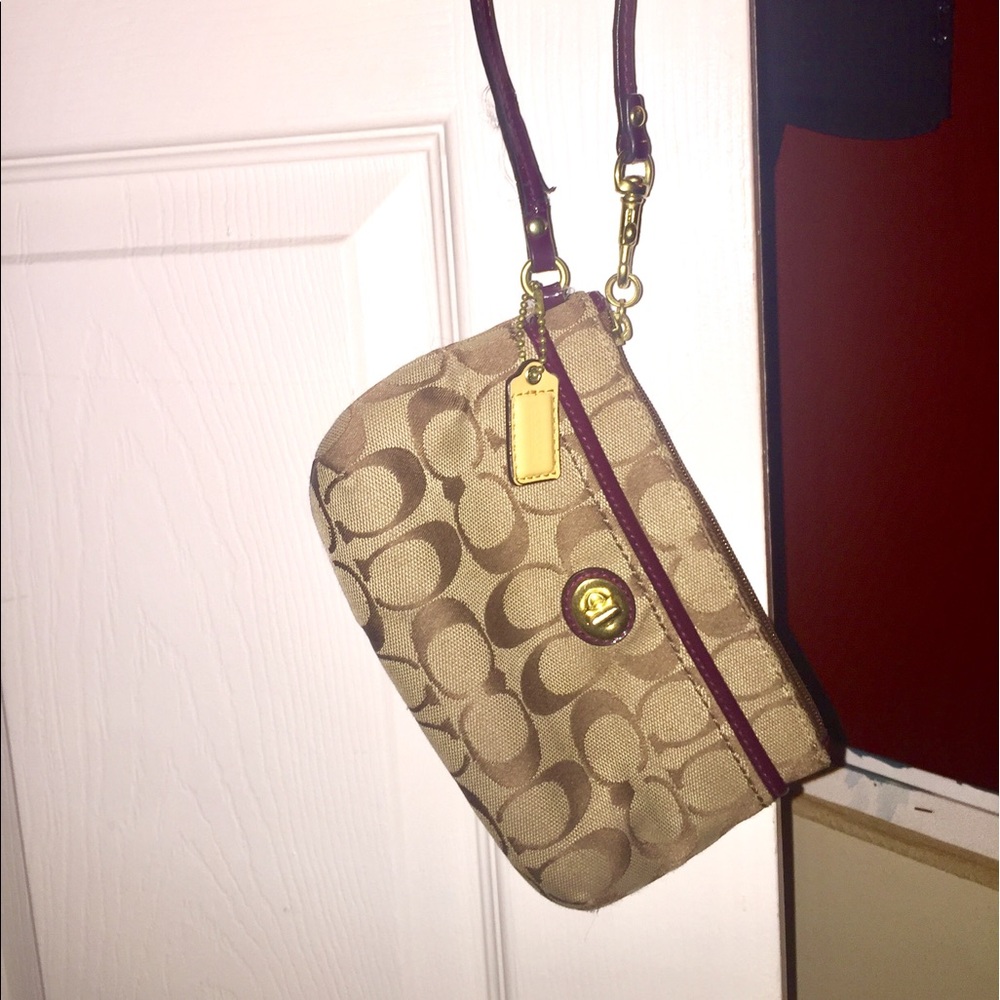 Coach wristlet