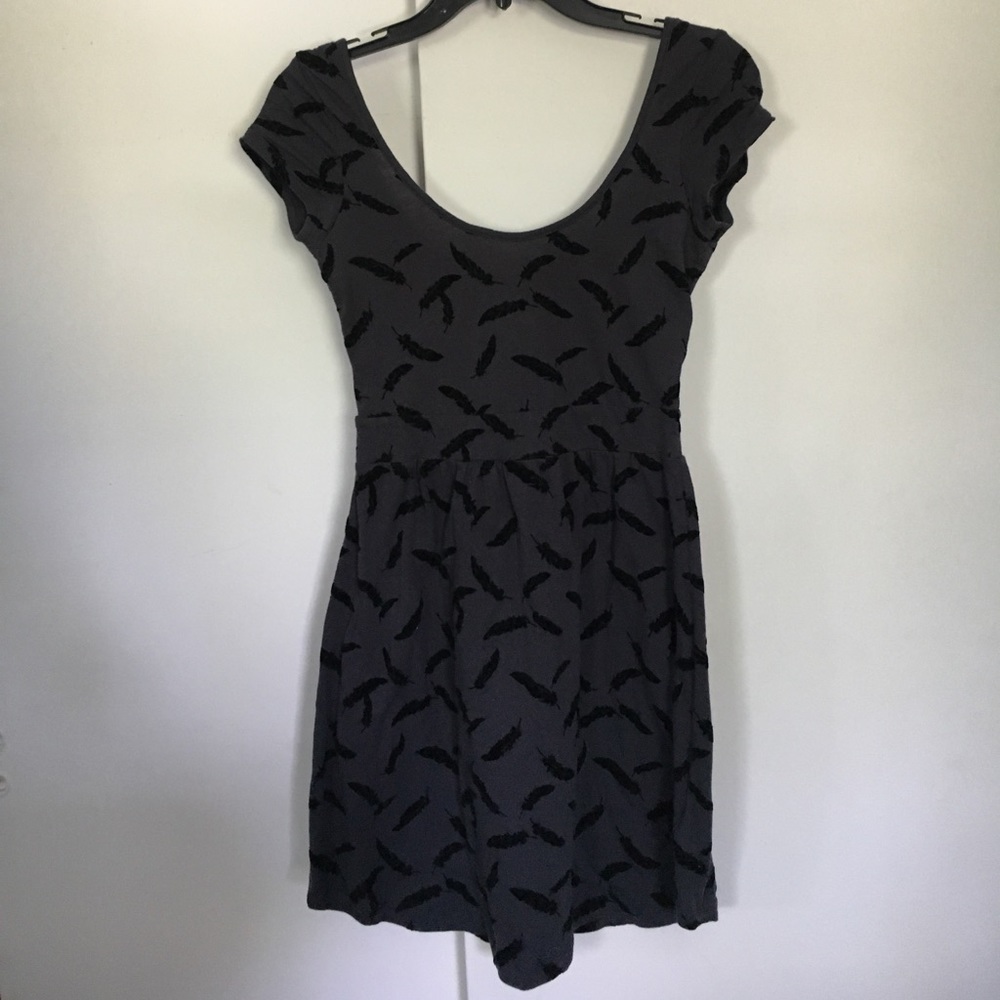 Forever 21 Feather Keyhole Dress
