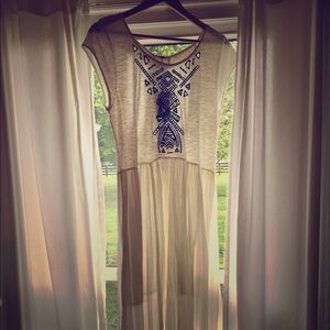 *SOLD* Free People Ivory Bohemian Dress.