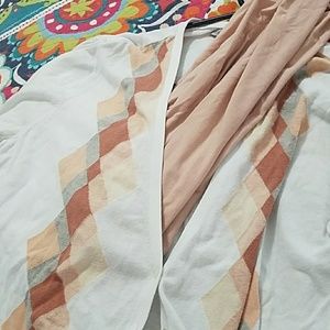 Light argyle sweater