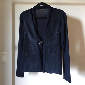 J.McLaughlin Wool&Suede Front Cardigan Sz. XS