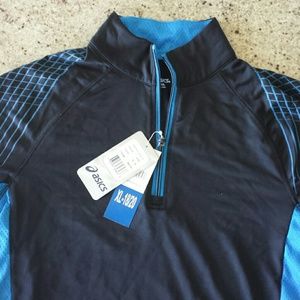 Asics youth XL 18 1/4 zip long sleeve top